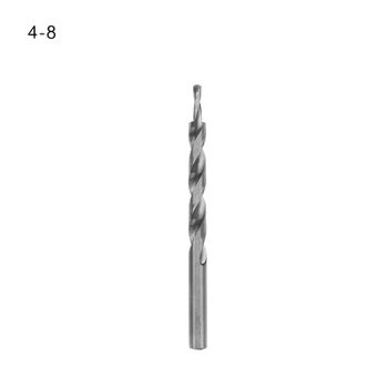 5szt drewno wymiana wiertła HSS Twist Step wiertło narzędzie do ręcznego pocket systemu otworów 4-8/5-9/5-10/6-10/8-12mm