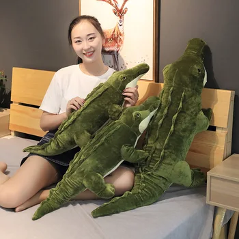 90-120 cm Krokodyl pluszowe zabawki miękkie pluszaki lalki zabawki dla dzieci poduszka kanapa oparcie prezenty