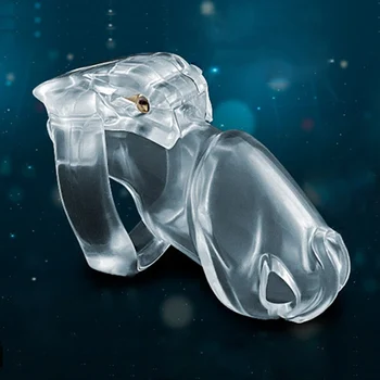 Bio-źródło żywicy fetysz męski czystość urządzenie HT-V4 zestaw z 4 петушиными pierścieniami bondage Keuschheitsgurtel seks-zabawki kogut pierścienie dla mężczyzn