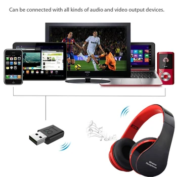 Bluetooth TV zestaw HiFi słuchawki stereo głęboki bas bezprzewodowe TV słuchawki z nadajnikiem kij do telewizora komputer telefon 2020 nowy