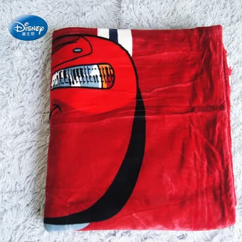 Disney Cartoon Red Lighting Mc Queen Cars Boys Kids Throw Blanket Gift 180x200cm Flatsheet on 1.2 lub 1.5 m Bed Chirstmas Prezent