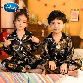 Disney kreskówki Mickey Jesień Zima Dziecięca piżama cienki kreskówka dziewczyny z długimi rękawami chłopiec sweter odzież wierzchnia odzież domowa