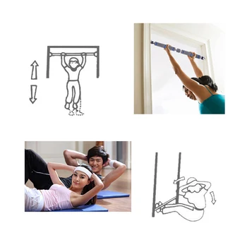 Drzwi dokręcić poziomy pasek regulowany fitness sprzęt do siłowni, sprzęt do ćwiczeń ejercicio en casa symulatory dla hom
