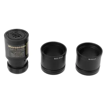 HD CMOS 2.0 MP USB elektroniczny okular mikroskopu kamera wymiar montażowy 23,2 mm, zagięte adapterami 30 mm 30,5 mm