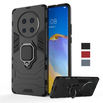 Huawei Mate 40 Pro Plus Case TPU Cover zderzak uchwyt Magnetyczny pierścień Silikonowy armor etui do telefonu Huawei Mate 40 Pro Plus