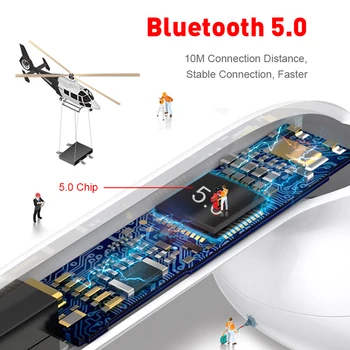 I60 Super X TWS Bezprzewodowe słuchawki Bluetooth 6D Bass Sport słuchawki zestaw słuchawkowy Pk I10 I30 I50 I80 I90 I100 Tws słuchawki