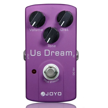 JOYO JF-34 US Dream Guitar Distortion Effect Pedal obudowa ze stopu aluminium True Bypass Effects pedały Gitarowe akcesoria