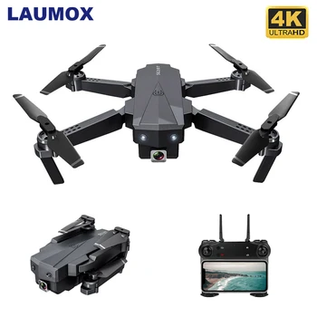 LAUMOX SG107 Mini RC Drone Quadcopter FPV z WIFI 4K 1080P kamery FPV 2.4 GHZ optyczne strumień składany dron VS E58 SG106 XS816