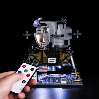 Marka LED Light Up Kit dla Creator Apollo 11 Lunar Lander Lighting Set lego 10266