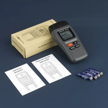 MT15 0-99.9% Cyfrowy miernik wilgotności drewna tester wilgotności drewna higrometr detektor wilgotności drewna wyświetlacz LCD