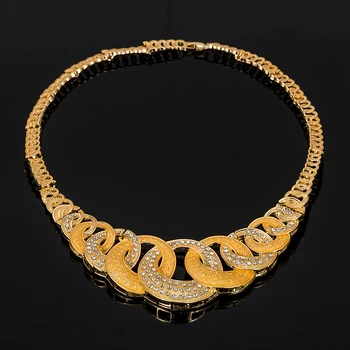 MUKUN 2019 Fashion jewelry zestaw naszyjnik bransoletka pierścień kolczyki dla kobiet afrykańskich nigerii zestawy biżuterii Turcja Party Biżuteria