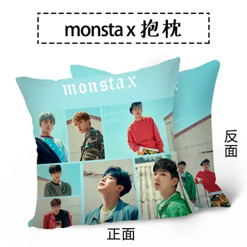 [MYKPOP]MONSTA X Double-Side HD Printing Cushion KPOP Fans Collection SA18052608