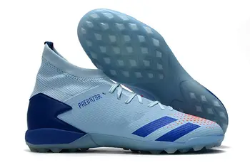 Nowe wydanie mężczyźni drapieżnik 20.3 TF buty piłkarskie najwyższej jakości wysokie kostki Darń poślizgu na buty do piłki nożnej,Bezpłatna wysyłka