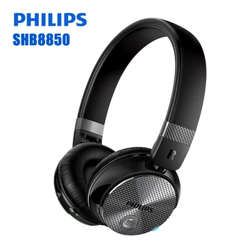 Philips SHB8850 Bezprzewodowe Bluetooth, słuchawki z aktywną redukcją szumów NFC zestaw słuchawkowy z mikrofonem oficjalna kontrola
