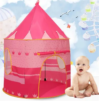 Plac Namiot Przenośny Składany Tipi Książę Składany Namiot Dzieci Chłopiec Кубби Gry Dom Prezenty Dla Dzieci, Odkryty Zabawki, Namioty Zamek