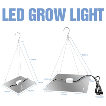 Plant Light Full Spectrum Grow Light Indoor LED Growing Lamp Phyto Lamp 20W 40W Flower Seeding LED Hydroponic Lighting Fitolampy
