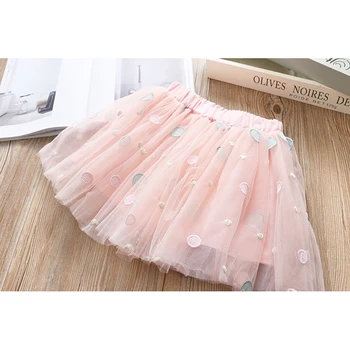 Sodawn Girls Clothing Sets Summer Cute Princess Girl Shirt + марлевое sukienka 2szt Plant Girls Dress Set odzież Dziecięca