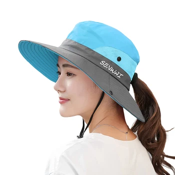 Sun Hat Wide Rondem Boonie Hat Women UV protection letnia czapka do siatkówki podróże turystyka kemping ogrodnictwo