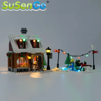 SuSenGo LED Light kit For 10216 Creator Winter Village Bakery , (model nie wchodzi w skład zestawu)
