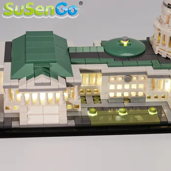 SuSenGo LED Light Set For Architecture United States Capitol Blocks Lighting Set jest kompatybilny z modelem 21030 NO Building Blocks Model