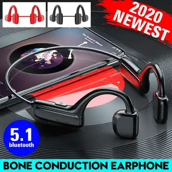 Słuchawki HiFi bezbolesny kostna przewodność bluetooth 5.1 zestaw słuchawkowy słuchawki 360° elastyczne sportowe wodoodporne 10 metrów transmisji