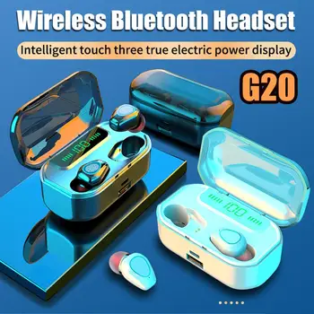 Tws Bluetooth, słuchawki Bezprzewodowe, słuchawki mini sportowe słuchawki inteligentna redukcja szumów 9D dźwiękowa zestaw słuchawkowy 3500 mah ładowarka pudełko