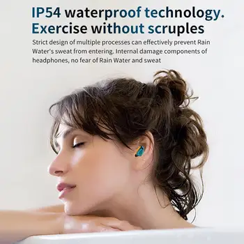 Tws Bluetooth, słuchawki Bezprzewodowe, słuchawki mini sportowe słuchawki inteligentna redukcja szumów 9D dźwiękowa zestaw słuchawkowy 3500 mah ładowarka pudełko
