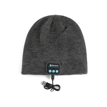 YouPin muzyka dziana czapka Jesień Zima trzyma ciepło męski żeński zestaw słuchawkowy Bluetooth bezprzewodowy zestaw słuchawkowy mówić i słuchać piosenki