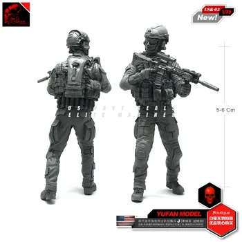 Yufan Model 1/35 Resin Soldier Modern Us Seal Force Reconnaissance Resin Soldier Usk-03