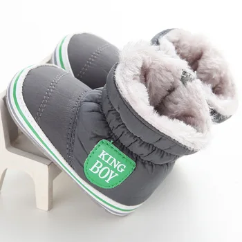 0-1 lat Zimowe męskie buty Dziecięce buty buty z miękkim dnem na płótnie buty Dziecięce buty dla dzieci