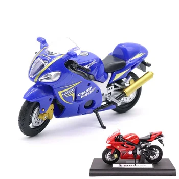 1:18 Kids Alloy Motorcycle Model Toy Motor Bicycle Off Road Mountain Bike Racing Metal Diecast Vehicles Collection Gifts TY0475