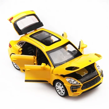 1:32 macan metal off-road vehicle pull back alloy toy cars sound light diecasts toy vehicles collection zabawki modele