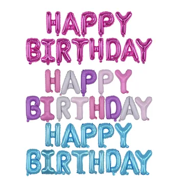 1 kpl. 16 cali kolor z urodziny balony list folia balon dekoracje urodzinowe dla dzieci Baby Shower alfabet balony