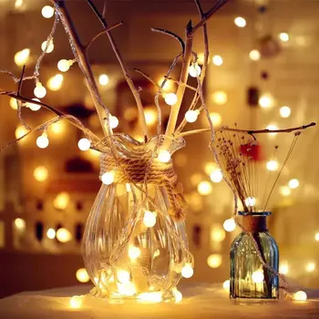10/20/30/40/50 LED Fairy String Star Light Lamp Battery Operated Wedding Xmas Party Outdoor Indoor Decor can CSV