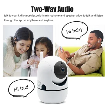 1080P zabezpieczenia sieci bezprzewodowej WiFi kamera 720P CCTV domowe obserwacja dwukierunkowe audio Baby PET Monitor Wi-Fi kamera 2.4 G Kamera IP Cam