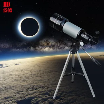 150X profesjonalny kosmiczny astronomiczny монокулярный teleskop z okularu soczewki Barlowa , statyw, filtr Księżycowy