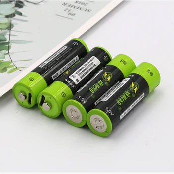 2 szt./lot ZNTER AA bateria 1.5 V AA 1700mAh USB ładowanie bateria litowa Bateria bez kabla Micro USB