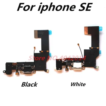 2 szt., USB port ładowania ipod-moduł z mikrofonem elastyczny kabel do iphone 5SE/SE ładowarka gniazdo na kabel części zamienne