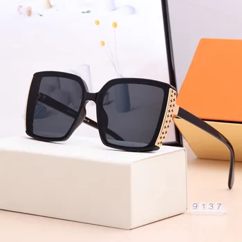 2020 Korea marka delikatny jej okulary duży kwadratowy Kocie oko octan spolaryzowane UV400 okulary Kobiety mężczyźni z oryginalnym opakowaniem