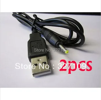 2szt kabel USB do ładowania do 2.0*0.6 mm DC wtyk,USB wtyk do 2.0x0.6 mm DC końcówka wtyk Darmowa wysyłka