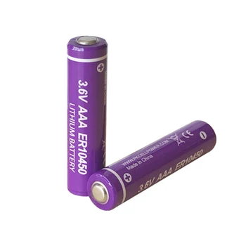 2szt PKCELL AAA 3.6 V bateria litowa ER10450 pierwotne bateria 700mah kamera cyfrowa Li-SCLO2 baterii typu Superior R03P LR03 dla licznika licznika