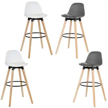 2szt proste krzesła do jadalni nowoczesne krzesło do odpoczynku skandynawski stołki barowe meble do domu jadalnia krzesło prosta Obywatelska meble HWC