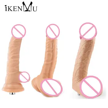 3 rodzaje ciało realistyczny wibrator dla seks-maszyny Vac-U-Lock dysza sex zabawki dla kobiet penisa fallusa bez wibratora