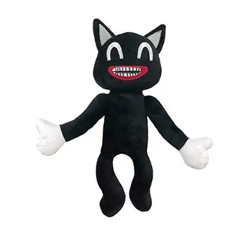 30 cm Syrena głowa pluszowe zabawki anime Plushie czarny kot kreskówka miękka lalka horror Sirenhead Peluches zabawki dla dzieci prezent na boże Narodzenie