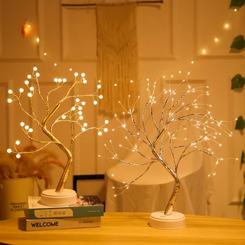 36/108 diod led kwiat wiśni drzewo światło drut miedziany DIY bonsai drzewo stół LED gałąź światła do użytku domowego wystroju sypialni