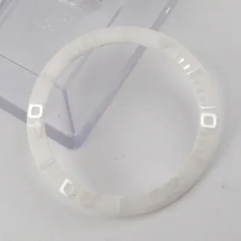 38 mm biały ceramiczny pierścień do godzin wkładka nadaje się do 40 mm obudowa godzin mechanizm z własnym męski zegarek oprawy B16