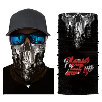 3D bezproblemowa Kominiarka magiczny szalik na szyi maska do twarzy duch czaszka szkielet głowy bandana tarcza pałąk nakrycia głowy, chusty mężczyźni rower