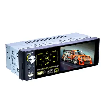 4.1 cm 1 Din Bluetooth, ekran dotykowy, RDS samochodowy multimedialny MP5 auto stereo radio odtwarzacz obsługuje mikrofonu i kamery cofania
