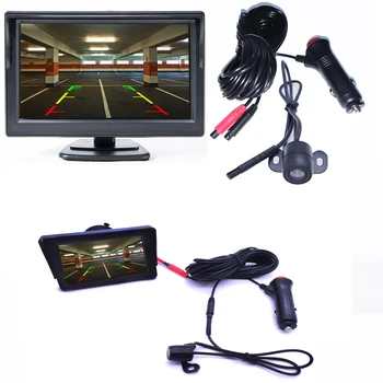 5 cali calowy monitor samochodowy TFT LCD 5