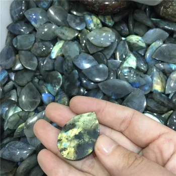 5szt naturalny Labradoryt Kryształ grubej polerowanej Skała upadł kamień koralik punkt naturalny reiki chakra uzdrowienie kamień kolekcja